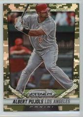 Albert Pujols [Camo Prizm] #43 Baseball Cards 2014 Panini Prizm Prices