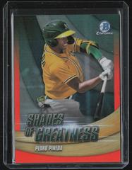 Pedro Pineda [Orange] #SG-27 Baseball Cards 2022 Bowman Chrome Shades of Greatness Prices