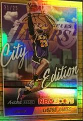 LeBron James [Artist Proof] Basketball Cards 2021 Panini Hoops City Edition Prices