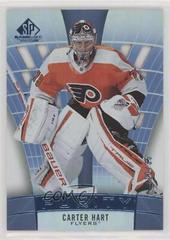 Carter Hart [Platinum] Hockey Cards 2021 SP Game Used Purity Prices