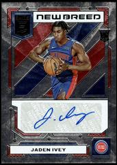 Jaden Ivey Basketball Cards 2022 Panini Donruss Elite New Breed Autographs Prices