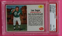 Leo Sugar [Hand Cut] Football Cards 1962 Post Cereal Prices