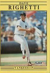 Dave Righetti #677 Baseball Cards 1991 Fleer Prices