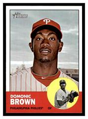 Domonic Brown #32 Baseball Cards 2012 Topps Heritage Prices