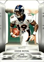 Eddie Royal #33 Football Cards 2009 Playoff Prestige Prices
