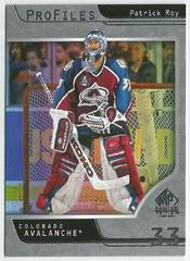 Patrick Roy Hockey Cards 2020 SP Signature Edition Legends Profiles Prices