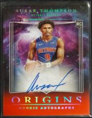 Ausar Thompson [Red] #10 Basketball Cards 2023 Panini Origins Rookie Autograph Prices