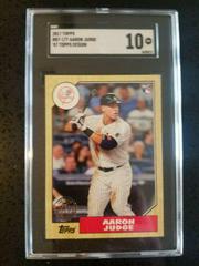 Aaron Judge Baseball Cards 2017 Topps 1987 Prices