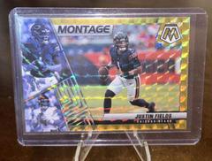Justin Fields [Gold] #M-10 Football Cards 2022 Panini Mosaic Montage Prices