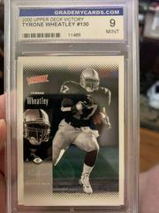 Tyrone Wheatley Football Cards 2000 Upper Deck Victory Prices