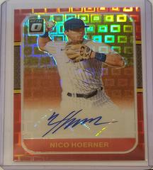 Nico Hoerner [Pandora Red] Baseball Cards 2021 Panini Donruss Optic Retro 1987 Signatures Prices
