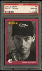 Gregg Olson #8 Baseball Cards 1991 Studio Prices