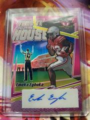 Emeka Egbuka [Pink] #TH-EE1 Football Cards 2022 Leaf Valiant Autographs Take it to the House Prices