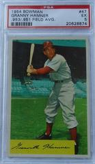 Granny Hamner [.953/ .951 Field Avg.] #47 Baseball Cards 1954 Bowman Prices