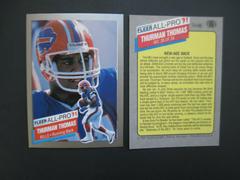 Thurman Thomas Football Cards 1991 Fleer All Pro Prices