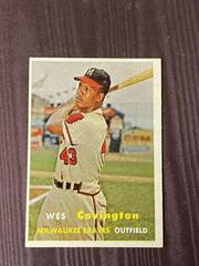 Wes Covington #283 Baseball Cards 1957 Topps Prices