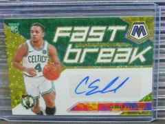 Carsen Edwards [Gold] Basketball Cards 2019 Panini Mosaic Autographs Fast Break Prices