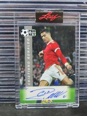 Cristiano Ronaldo Soccer Cards 2022 Pro Set Autographs Prices