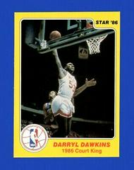 Darryl Dawkins #10 Basketball Cards 1986 Star Court Kings Prices