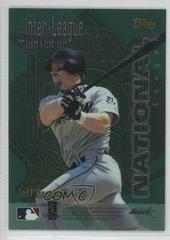 Jeff Bagwell, John Jaha [w/ Coating] #ILM9 Baseball Cards 1997 Topps Inter League Match Ups Prices