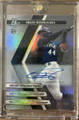 Julio Rodriguez [Autograph] Baseball Cards 2022 Bowman Platinum Portfolios Prices