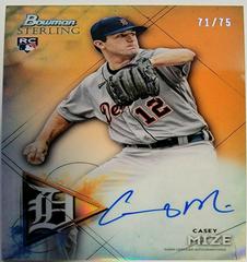Casey Mize [Orange Refractor] #BSRA-CM Baseball Cards 2021 Bowman Sterling Rookie Autographs Prices