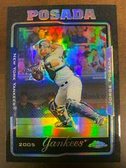 Jorge Posada [Refractor] #318 Baseball Cards 2005 Topps Chrome Prices