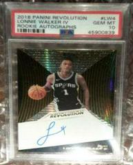 Lonnie Walker IV Basketball Cards 2018 Panini Revolution Rookie Autographs Prices
