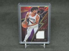 Shaedon Sharpe [Purple] #S-SS Basketball Cards 2022 Panini Select Sparks Patch Prices