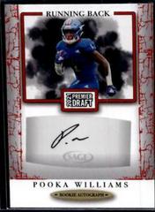 Pooka Williams [Red] #A107 Football Cards 2021 Sage Premier Draft Autographs Prices