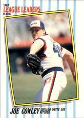 Joe Cowley Baseball Cards 1987 Fleer League Leaders Prices