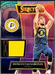 Domantas Sabonis [Purple Prizm] Basketball Cards 2021 Panini Select Selective Swatches Prices