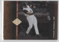Frank Thomas #181 Baseball Cards 2001 Leaf Limited Prices