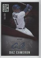 Daz Cameron [Silver] #AU-DC Baseball Cards 2022 Panini Capstone Autographs Prices