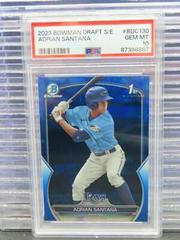 Adrian Santana #BDC-130 Baseball Cards 2023 Bowman Draft Chrome Sapphire Prices