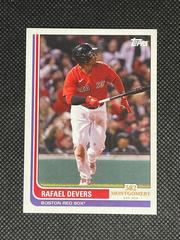 Rafael Devers #19 Baseball Cards 2022 Topps 582 Montgomery Club Set 3 Prices