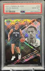 Jalen Suggs [Gold] #68 Basketball Cards 2021 Panini Black Prices