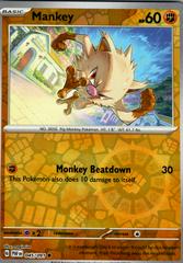 Mankey [Reverse Holo] Pokemon Paldean Fates Prices