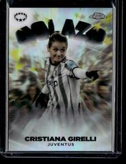 Cristiana Girelli Soccer Cards 2022 Topps Chrome UEFA Women's Champions League Golazo Prices