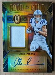 Alec Pierce #15 Football Cards 2023 Panini Gold Standard Good as Jersey Autographs Prices