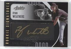 Ryan Weathers [Black Leather Signature] Baseball Cards 2021 Panini Absolute Prices