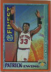 Patrick Ewing [Bordered Refractor] Basketball Cards 1995 Finest Mystery Prices