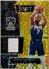 Kevin Durant [Gold Prizm] Basketball Cards 2021 Panini Select Selective Swatches Prices