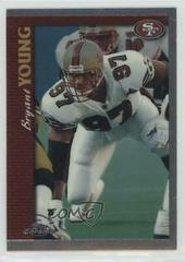 Bryant Young #91 Football Cards 1997 Topps Chrome Prices