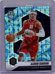 Aaron Gordon [Blue Fluorescent] #22 Basketball Cards 2020 Panini Mosaic Prices