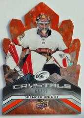 Spencer Knight [Orange] Hockey Cards 2021 Upper Deck Ice Crystals Prices