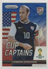 Landon Donovan [Blue and Red Wave Prizm] Soccer Cards 2014 Panini Prizm World Cup Captains Prices