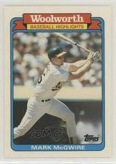 Mark McGwire #15 Baseball Cards 1988 Woolworth Prices