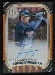 Freddie Freeman [Orange] #IPA-FF Baseball Cards 2022 Topps Tribute Iconic Perspectives Autographs Prices