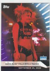 Alexa Bliss Falls into a Trance [Purple] #75 Wrestling Cards 2021 Topps WWE Women's Division Prices